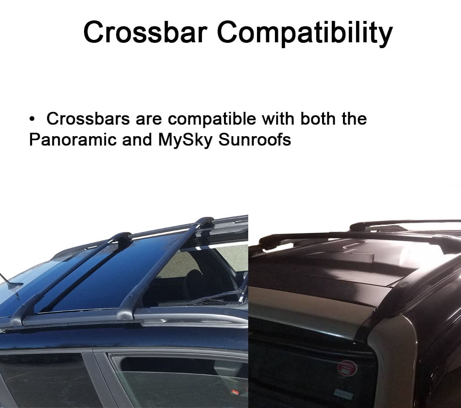 BRIGHTLINES Aero Roof Racks Cross Bars Compatible with Jeep Renegade 2015-2024 for Kayak Luggage Ski Bike Carrier, a Set of 2pcs, Black Aluminum Top Cargo Rack