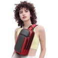 thumbnail image 2 of BANGE Bolso Cruzado Unisex de 11 Pulgadas con Compartimento Separado, Bolso Ligero E Impermeable para el Trabajo (Rojo), 2 of 9