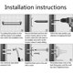 thumbnail image 3 of Estante para secador de pelo de montaje en pared,Soporte de pared,Estante para colgar secador de pelo,Soporte para secador de pelo,Soporte para secador de pelo de montaje en pared,Soporte para, 3 of 9