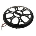 thumbnail image 4 of pitrice Car Horn Decorative Cover Speaker Grilles Protector Black for Light 8inch, 4 of 9