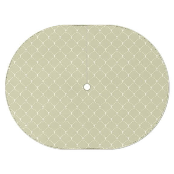 Outdoor Oval Waterproof Linen Tablecloth with Umbrella Hole and Zipper,Reusable Indoor/Outdoor Durable Table Cover for Patio, Party, Picnic 54 X 72 Inch