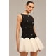 thumbnail image 4 of Vestido Bellabarnetten Salamo minivestido sin mangas con diamantes, 4 of 6