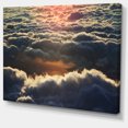 thumbnail image 2 of Heavy Dark Clouds At Sunset - Floral Canvas Art Print, 2 of 3