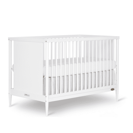 UPC: 0811048037718 | Dream On Me Clover 4 In 1 Modern Island crib With Rounded Spindles I Convertible Crib I Mid- Century Meets Modern I Coordinates With The Clover Changing Table In White Finish