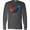 Charcoal Grey, variant on Inktastic Year of the Rooster Long Sleeve T-Shirt