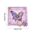 thumbnail image 3 of Aesthetic Butterfly Metal Bookmarks – Handmade Golden Hollow Bookmarks with Chain and Charm, Unique Vintage Reading Accessories Purple, 3 of 6