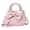 Pink, variant on Women Mini Crossbody Purses Fashion Bow Leather Top Handle Shoulder Bags with Detachable Strap Ladies Daily Handbags Pink