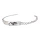 thumbnail image 1 of JOYARIS Pulsera Mujer Esclava Cubana Plata 925 Placa Diamantada 3 Mm Talla Largo/Ancho: 17.5 cm x 3 mm PT-0000565, 1 of 5
