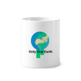 thumbnail image 1 of Proteger el medio ambiente proteger la tierra Cepillo de dientes titular de la pluma Mug de ceramica blanca taza 350ml, 1 of 2