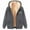 Dark Gray -COAT, variant on Fleece Jacket for Women Warm Sherpa Ful Zip Hoodies Drawstrig Hooded Sweatshirts Coats with Pockets Winter Outdoor Thermal Outwear