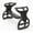 GRAY, variant on Multi-Child Double Glider Swing Kit for Playsets Outdoor Gyms- Double The Fun! Heavy Duty Dual-Ride Tandem Swing, Protective Chains, Hardware FREE Eye Bolt Connectors!