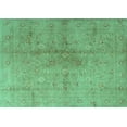 thumbnail image 1 of Ahgly Company Machine Washable Indoor Rectangle Persian Turquoise Blue Traditional Area Rugs, 2' x 4', 1 of 4