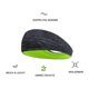 thumbnail image 2 of Diadema deportiva, paquete de 3 diademas, banda para el sudor, diadema antideslizante, para correr, trotar, hacer senderismo, andar en bicicleta y andar en moto, 2 of 5