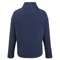 thumbnail image 3 of Women's-Cutter & Buck  Navy St. Louis City SC Hunts Point Eco Textured Fleece Recycled Quarter-Snap Pullover Top, 3 of 3