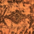 thumbnail image 1 of Ahgly Company Indoor Square Abstract Orange Modern Area Rugs, 5' Square, 1 of 4