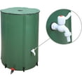 thumbnail image 5 of YSMW 100 Gallon Collapsible Rain Barrel, Rainwater Collection System, Portable Foldable Garden Water Storage Tank, Water Catcher with Filter Overflow Kit Faucet Green, 5 of 7