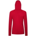 thumbnail image 3 of Women's Levelwear Red Florida Panthers Raven Insignia Core Quarter-Zip Jacket, 3 of 3
