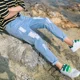 thumbnail image 5 of Pantalones vaqueros para hombre con agujeros rotos, pantalones vaqueros para hombre, cónicos, rotos, moda coreana, pantalones punk apilados vintage Kpop Xs, 5 of 5