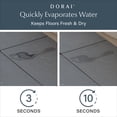 thumbnail image 2 of Alfombra de baño Dorai Home Stone para baño, color pizarra de secado rápido, 2 of 8