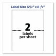 thumbnail image 3 of Shipping Labels W/ Trueblock Technology, Inkjet/laser Printers, 5.5 X 8.5, White, 2/sheet, 500 Sheet | Bundle of 2, 3 of 5