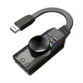 thumbnail image 1 of MesaSe 7.1 Channel External USB Computer Game Audio Card For Gaming External USB 3.5mm Adapter Audio Card Plug And Play PC Laptop, 1 of 6