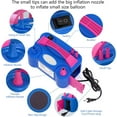 thumbnail image 2 of PRI Electric Balloon Pump, Portable Electric Balloon Blower Machine Balloon Air Pump Dual Nozzle Rose Red 110V 600W Balloon Inflator for Party Decorations, 2 of 14