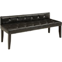 Furniture of America Viera Contemporary Leatherette Bench, Multiple Colors