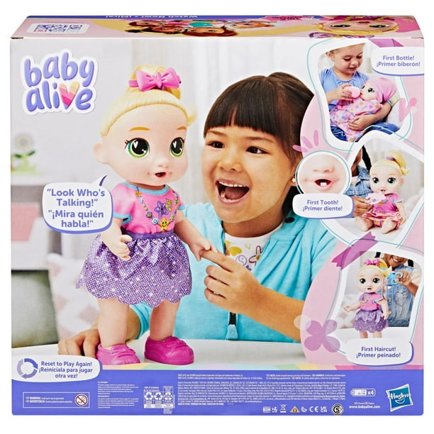 Muñeca Hasbro Baby Alive Bebé Crece Lala Googoo Walmart en línea