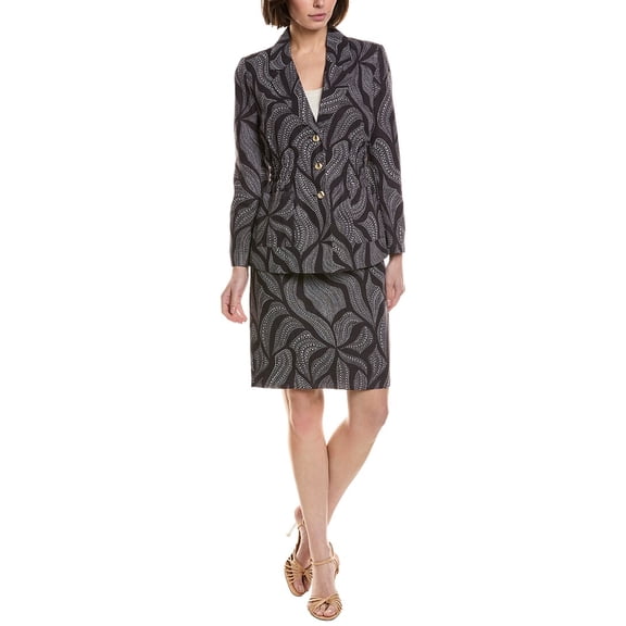 Nanette Nanette Lepore womens 2pc Jacket & Pant Suit Set, 12