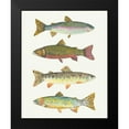 thumbnail image 2 of Prahl, Courtney 20x24 Black Modern Framed Museum Art Print Titled - Angling in the Stream V, 2 of 5