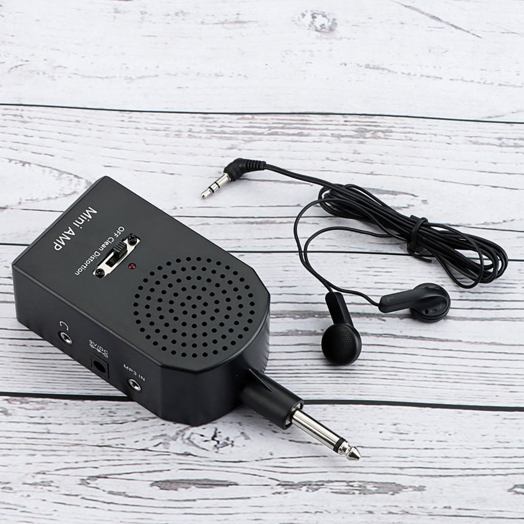 Pocket Amplifier With Big Speaker Light weight Guitar Headphone Amp Enduring