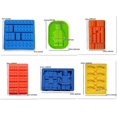 thumbnail image 2 of Building Brick Candy Robot Mold Chocolate Mold Set Silicone Block Mould Molds Ice Cube Trays compatible Making Melted Chocolate Fondant Jelly Dome Mou, 2 of 4