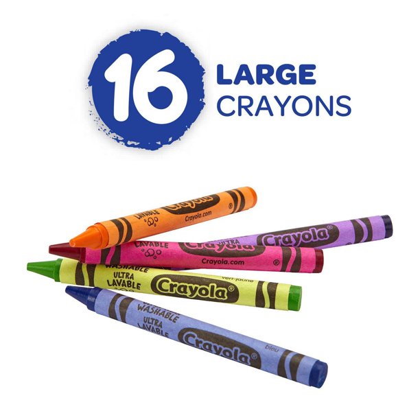 Pochette CRAYOLA de 8 gros crayons à la cire - Crayola - - Place des Libraires Pochette CRAYOLA de 8 gros crayons à la cire - Crayola - - Place des Libraires