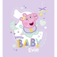 thumbnail image 2 of CafePress - Peppa Pig: Hello Baby Evie - 12"x 13", 100% Recycled, Reusable Grocery Bag, 2 of 3