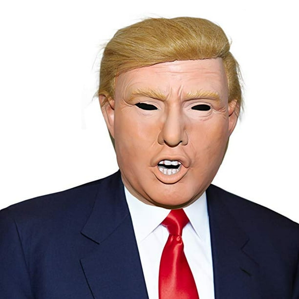 Deluxe Donald Trump 2016 Republican Presidential Candidate Costume Face Mask Walmart Com Walmart Com