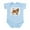 Sky Blue, variant on CafePress - Golden Retriever Infant Bodysuit - Baby Light Bodysuit, Size Newborn - 24 Months