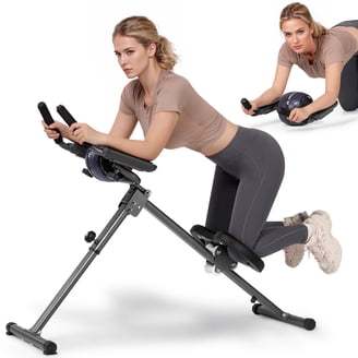 bigzzia Foldable Ab Machine, Abdominal Exercise Machine