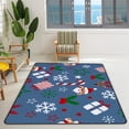 thumbnail image 2 of GZHJMY Soft Foam Nursery Area Rugs Cute Christmas Seamless Background Non Slip Play Mats for Kids Boys Girls Playing Room Living Room63x48 inch Carpet Runner, 2 of 6