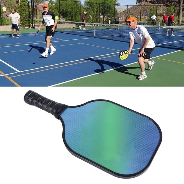 Juego de Paletas de Pickleball de Moda con Superficie de Fibra de Carbono Raquetas Livianas con 2 Bolas Buen Agarre Robusto y Duradero Adecuado para Todas las Edades ANGGREK Otros
