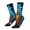 White, variant on Yellow Fish Seahorse Crew Socks for Men & Women, Breathable Casual Athletic Ankle Socks