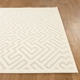 thumbnail image 2 of Luxe Weavers Modern Geometric Shapes Cream 2x8 Indoor Area Rug, 2 of 8