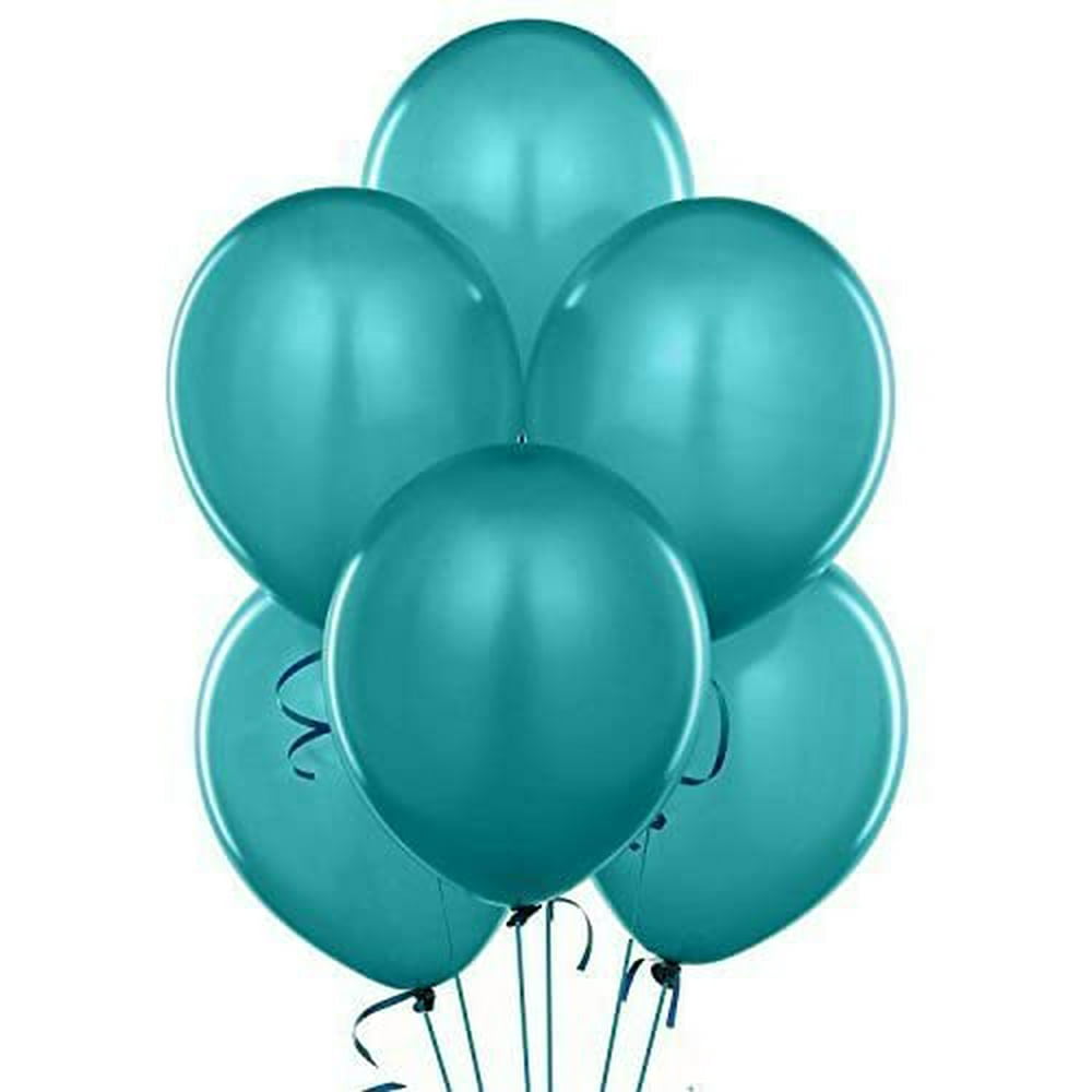 PMU Balloons 11 Inch Party-TEX Premium Sparkling Teal Latex Pkg/12 ...