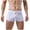 White, variant on Men Swim Trunks Hot Spring Wear Men's Swimwear Swim Bottom Workout Bodybuilding Gym Shorts Athletic Sports Casual Short Pants