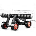 thumbnail image 5 of Abdominal Exercise Roller for Six Pack Abs, Core Workout Trainer, Stomach Exercises with Knee Mat, Sport Fitness for Men and Women, 5 of 7