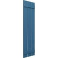 thumbnail image 2 of Ekena Millwork 17 1/8"W x 35"H True Fit PVC Three Board Spaced Board-n-Batten Shutters, Sojourn Blue (Per Pair - Hardware Not Included), 2 of 8