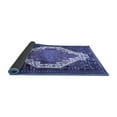 thumbnail image 2 of Ahgly Company Indoor Rectangle Medallion Blue Traditional Area Rugs, 6' x 9', 2 of 4