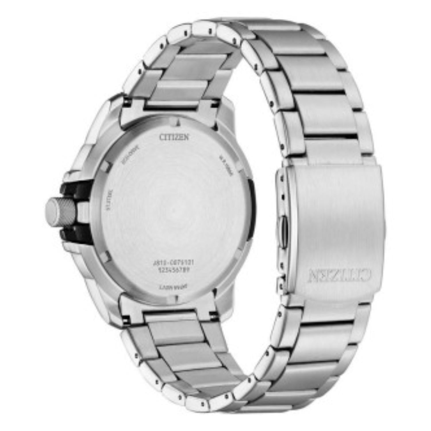 Citizen Eco-Drive Men's Sea Land Stainless Steel Green Dial Watch
