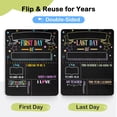 thumbnail image 4 of DOLLAR BOSS First and Last Day Chalkboard Signs, 14”x11” Double-Sided Reusable And Erasable Chalkboard with 7 Colorful Chalk Markers, Portable Dry Erase Chalk Board Ideal Photo Memory Kindergarten, 4 of 10