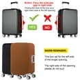 thumbnail image 2 of Luggage Cover - Thick Wear-Resistant Travel Elastic Luggage Cover with Double Fixation, Trolley Suitcase for Dust and Scratch Resistant Suitcase Cover, Fits 18-32 Inch Luggage, 2 of 7