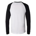 thumbnail image 3 of Bella + Canvas 3000C Men's Jersey Long-Sleeve Baseball T-Shirt, 3 of 5